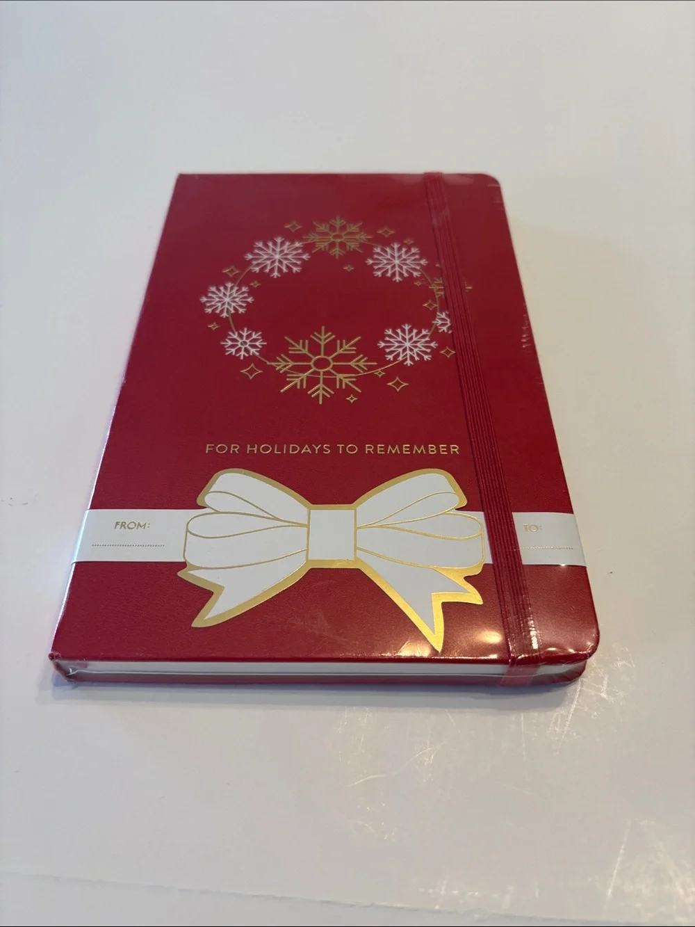 Moleskin Hard Cover Holiday Notebook in Red